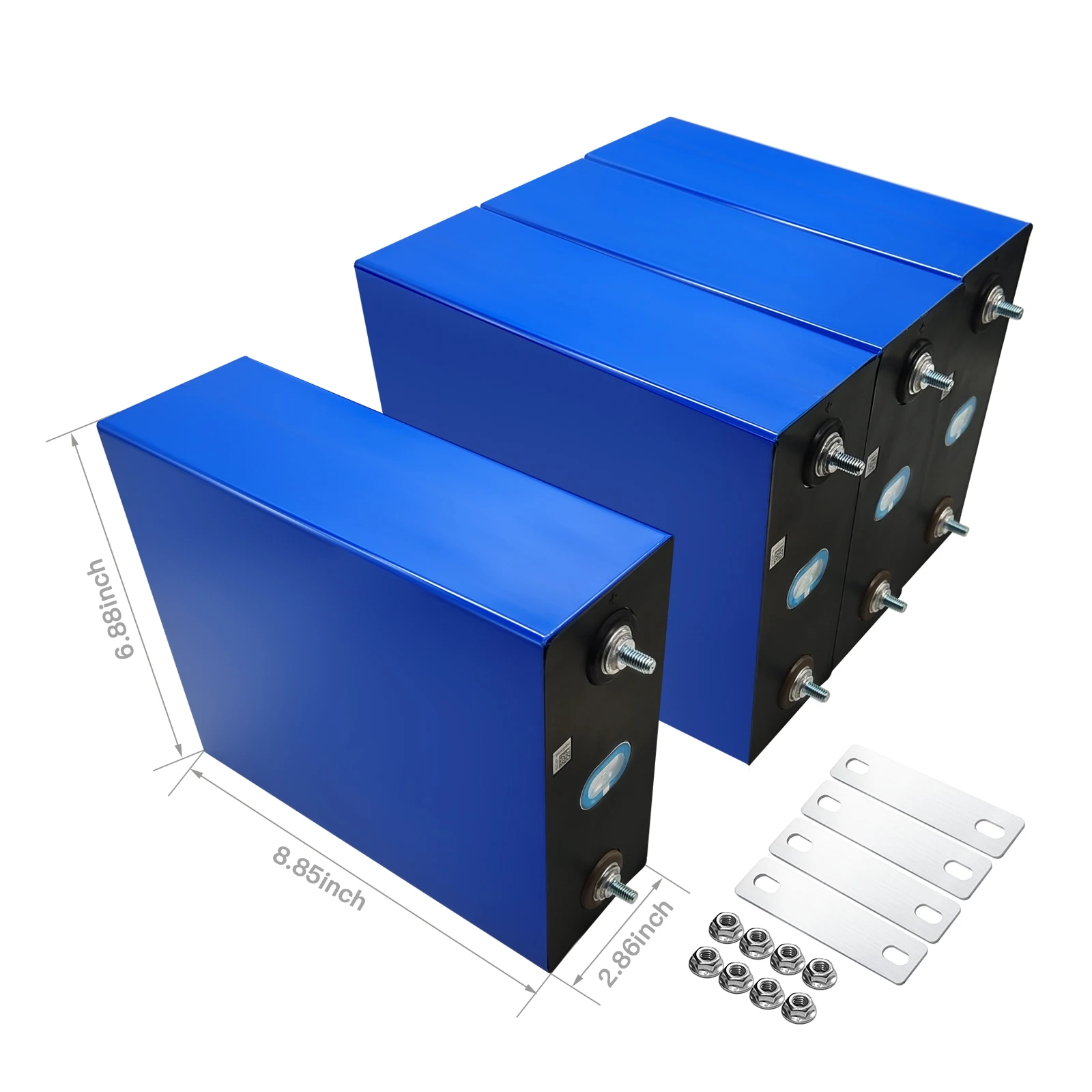 USA Germany Stock 3.2V Lifepo4 Battery 100Ah 105Ah 200Ah 230Ah 280Ah 300Ah 320Ah Lifepo4 Cell For 12V 24V 48V Solar Storage Pack