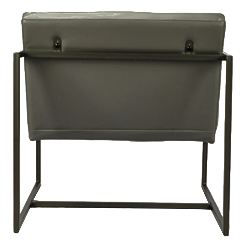 Modern living room metal frame velvet fabric arm lounge chair leisure