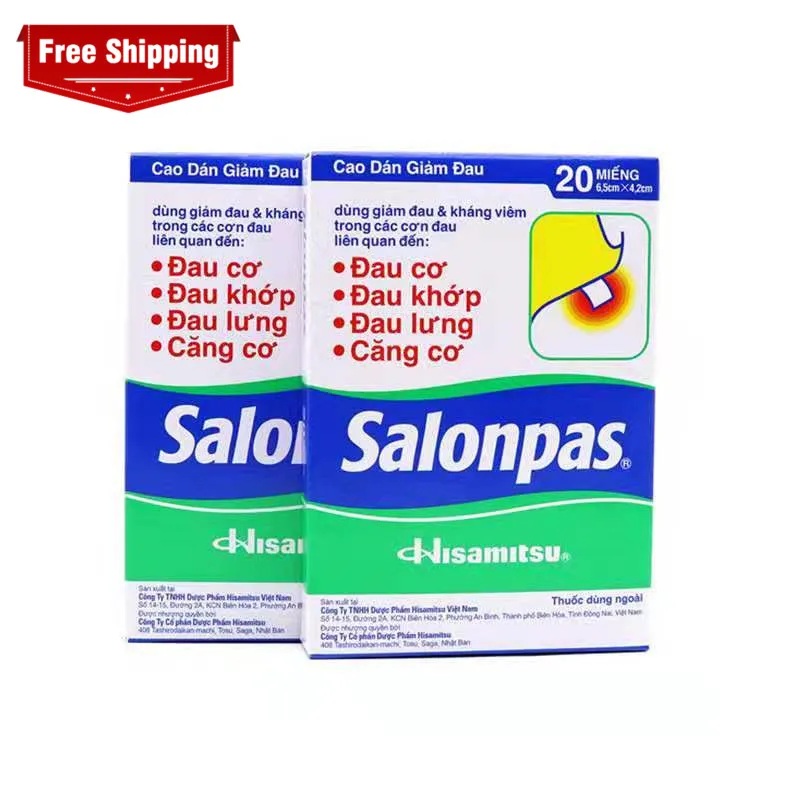 Free Shipping 20Pcs/box Vietnam Herbal Patches Shoulder Muscle Joint Pain Stiff Patch