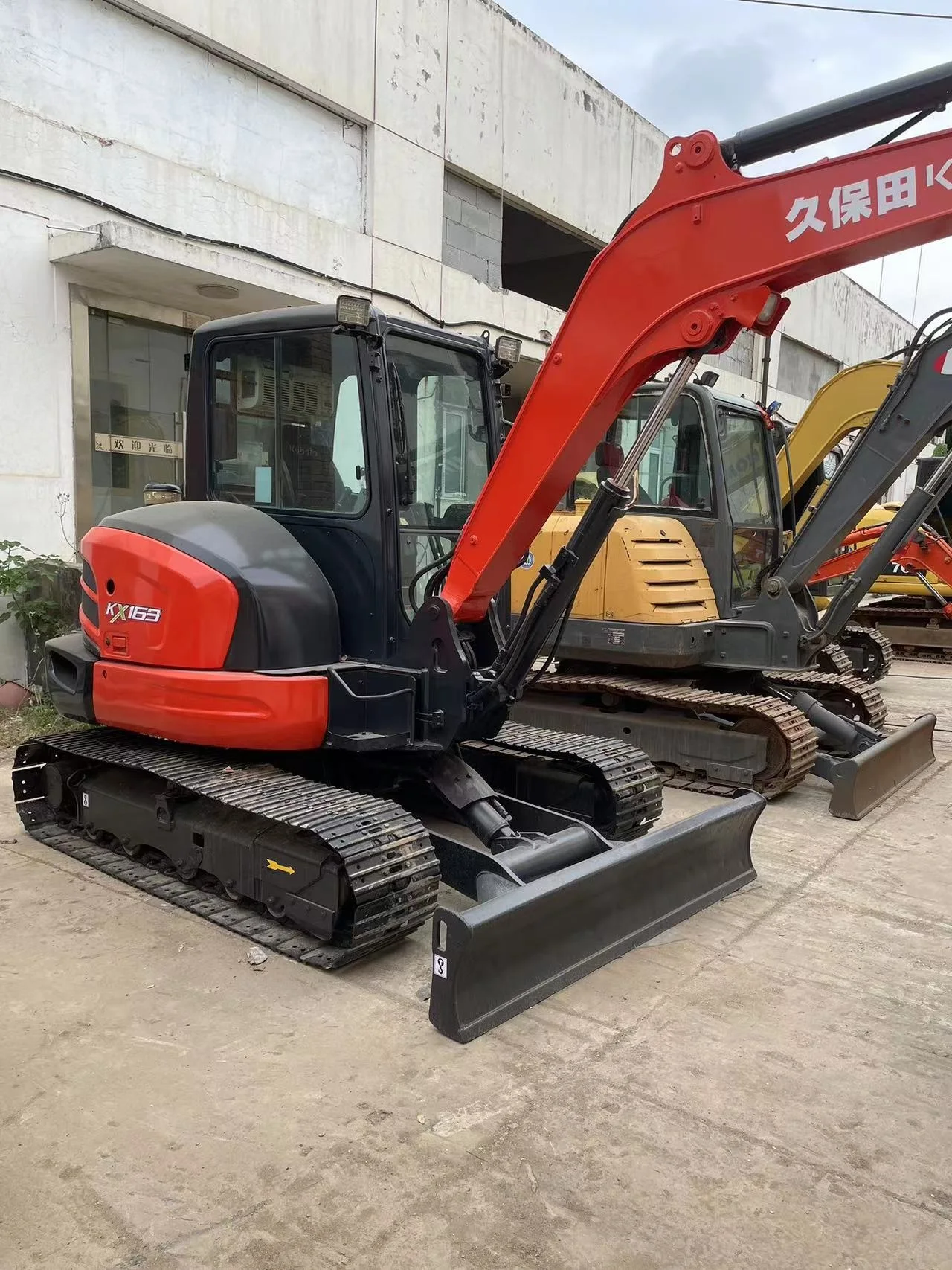 Kubota KX163 Construction Machinery Equipment Low Price Hot Sale High Quality Used Japan Excavator Used 163 Hydraulic excavator