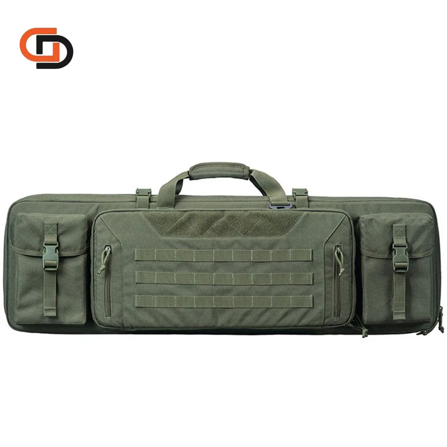 Soft Double Rifle Bag Tactical Long Rifle Backpack, Portable Shotgun Case for Firearm Storage and Transportation  Duffel Bag