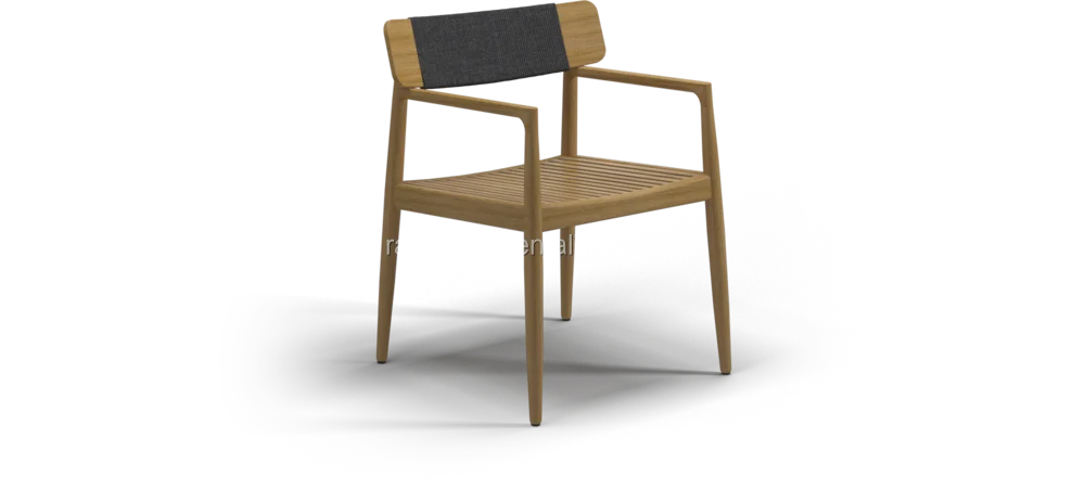 modern all weather outdoor furniture garden set woven rope and teak hardwood lounge chair