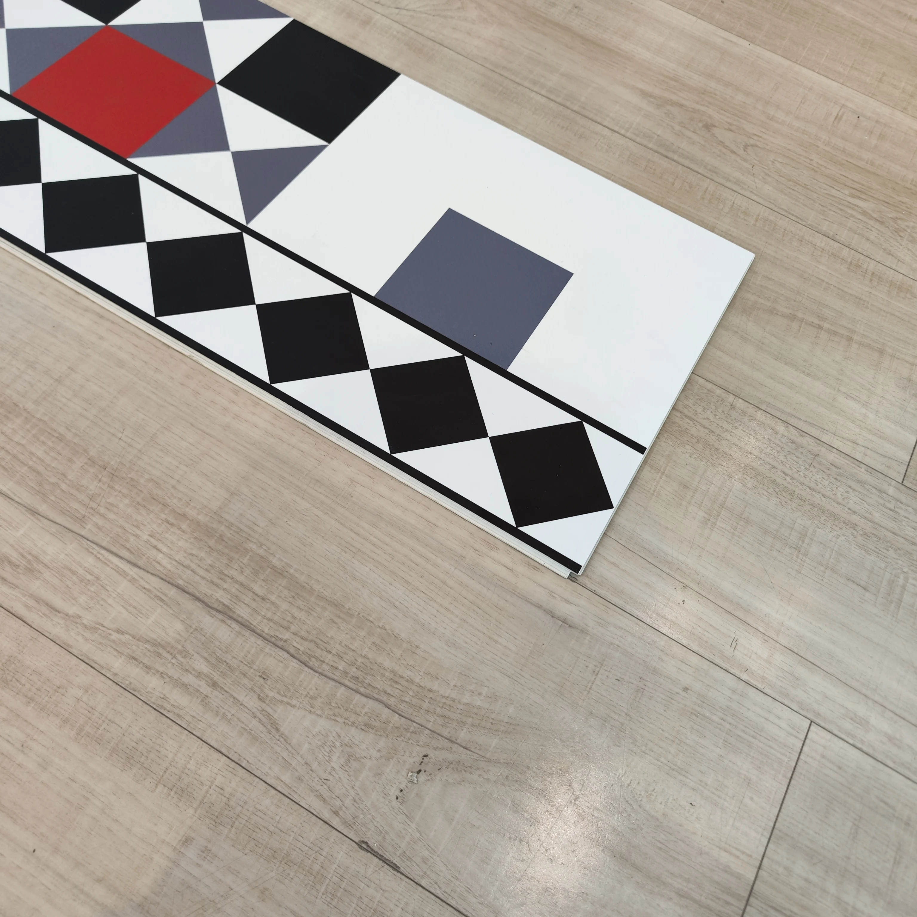 Personalised 3d Custom Printed Spc Flooring Waterproof Pvc/Plastic Vinyl Plank Tiles 4mm/5mm/6mm