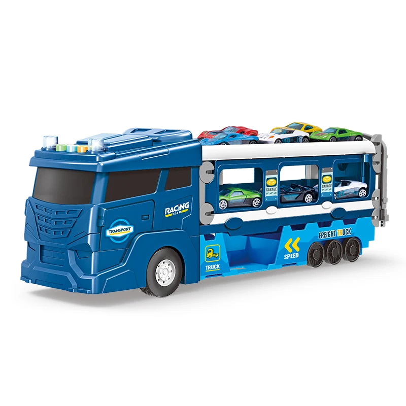 Truck Toy Play Track car Deformation Track Race car Truck Toy Alloy Vehicles Parking Lot