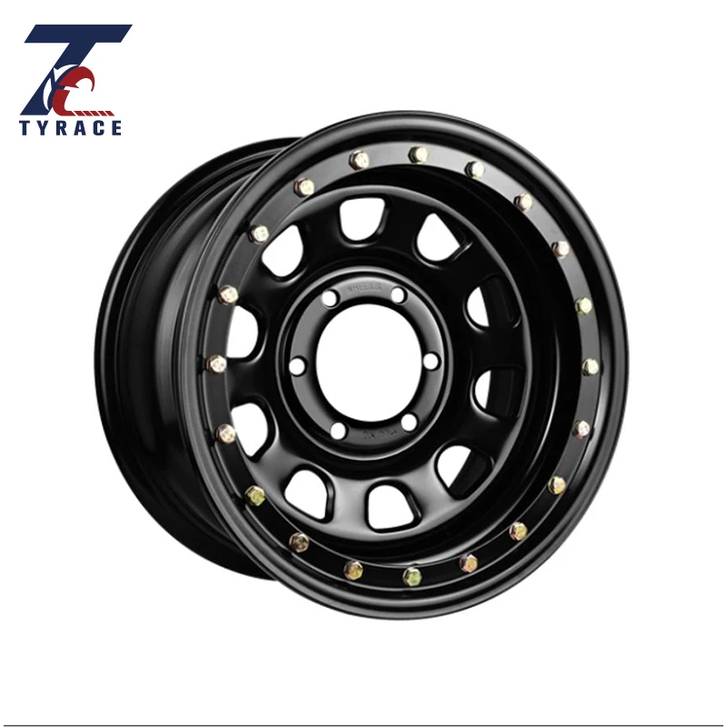 
china good price high quality steel off road 4x4 wheel rims 4WD 15inch 16inch 17inch 18inch 