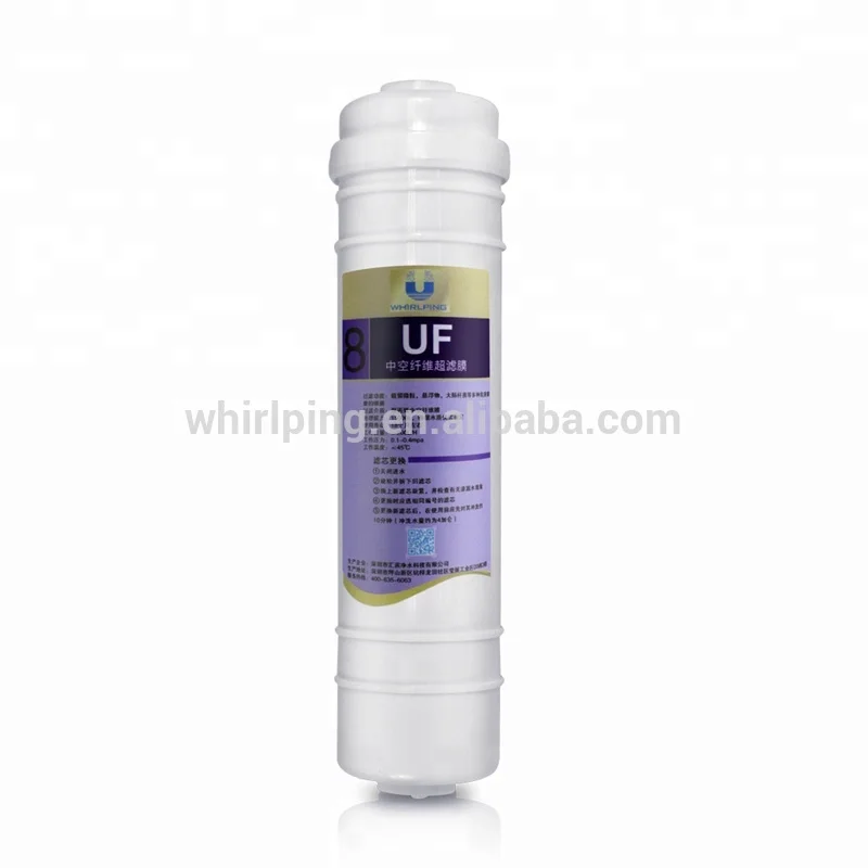 Корейский 10 дюймов Встроенный плагин uf полые волокна мембранный фильтр картридж фильтра для воды
