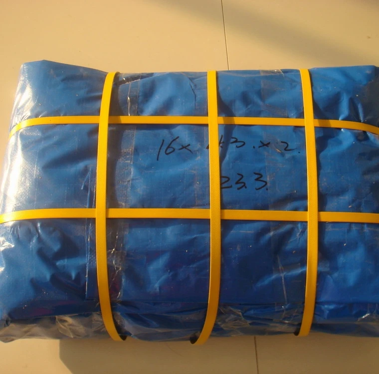 Outdoor Industry Tarpaulin Fabric Double Faced Heat Insulation PE Plastic Tarpaulin