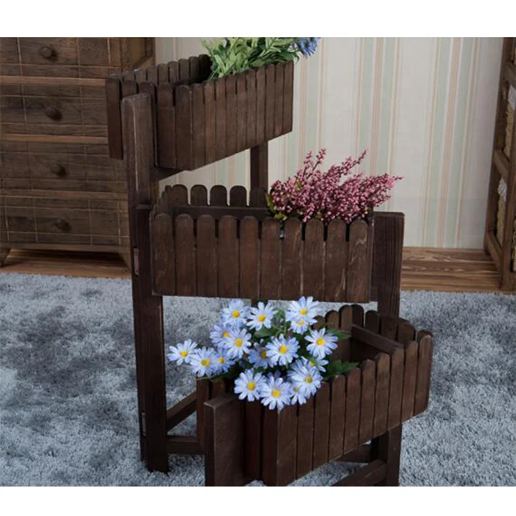 Простые Модные декоративные планки деревянный цветок дисплей стенд