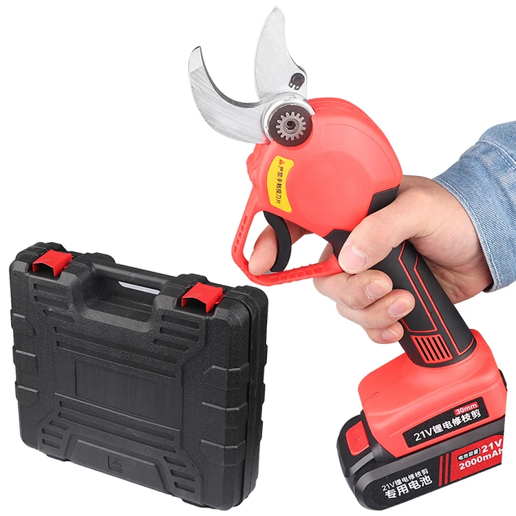 widely used 21V fruit tree pruning lithium electric Strong garden pruning electric scissors