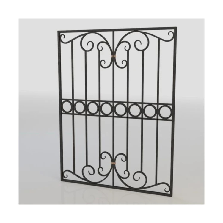 Manufacturer Iron Fence/Gate Newest Design Wrought Iron Fence Office Iron Mesh Fence