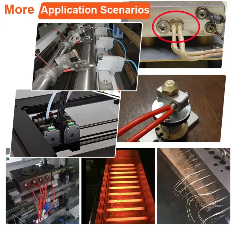 Duopu industrial electric swaging machine for 16mm cartridge 200 watt heater 13x483mm 220v 1500w with thermostat