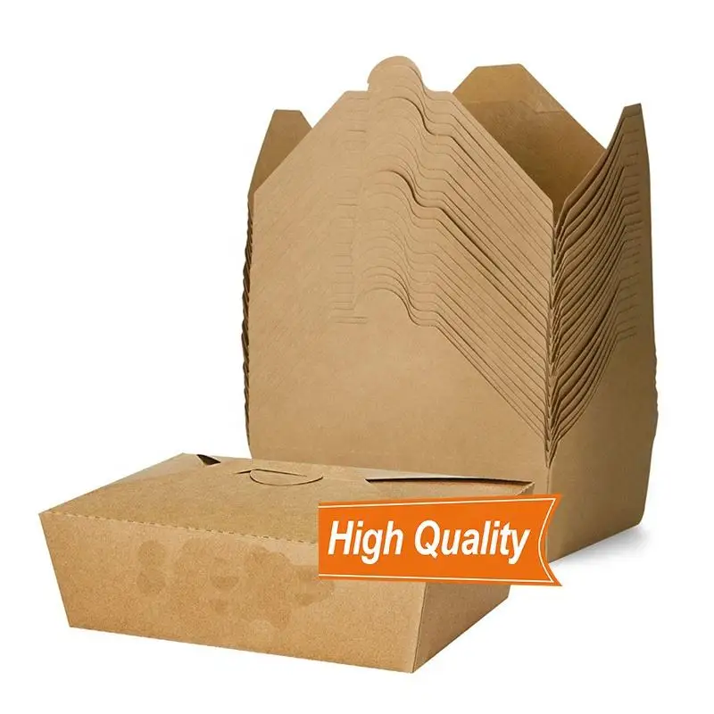 High Quality Paper Lunch Box Paper Mache Boxes Biodegradable Small Paper Box