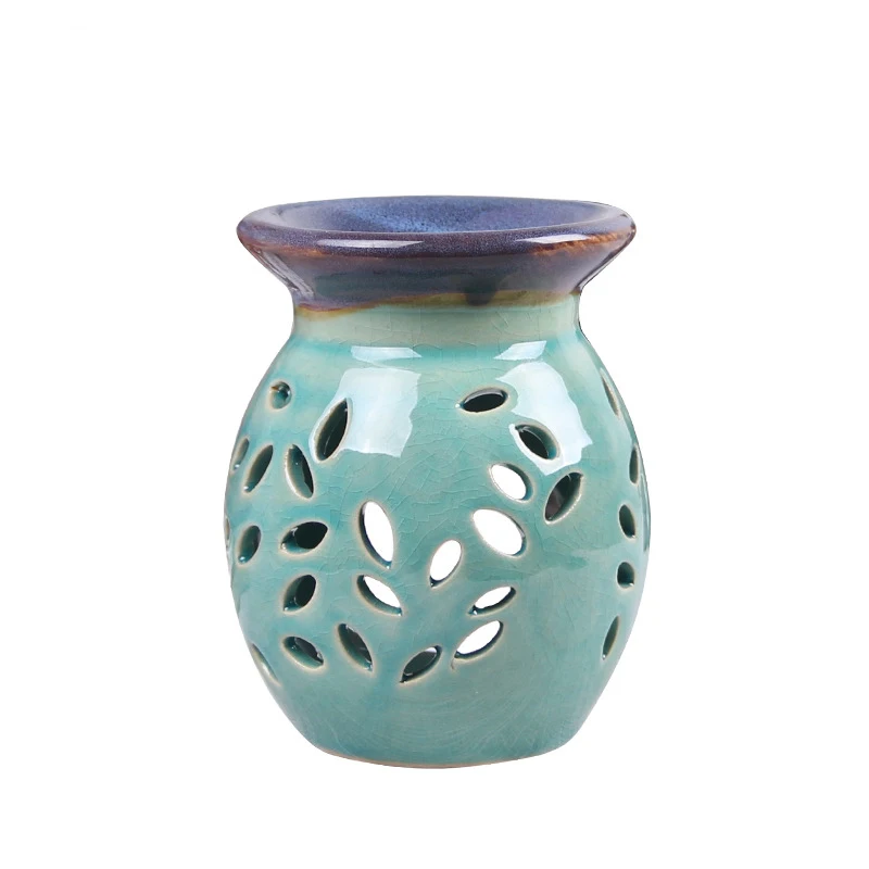 Incense Wax melt Oil Burner Ceramic Essential oil burner aromatherapy lamp antique aroma fragrance Tealight Candle Burners