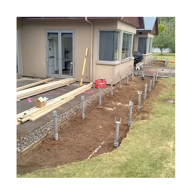 Angels GS893 U-Profile Ground Screw Anchor Galvanized Standard 4X4 Ground Screw