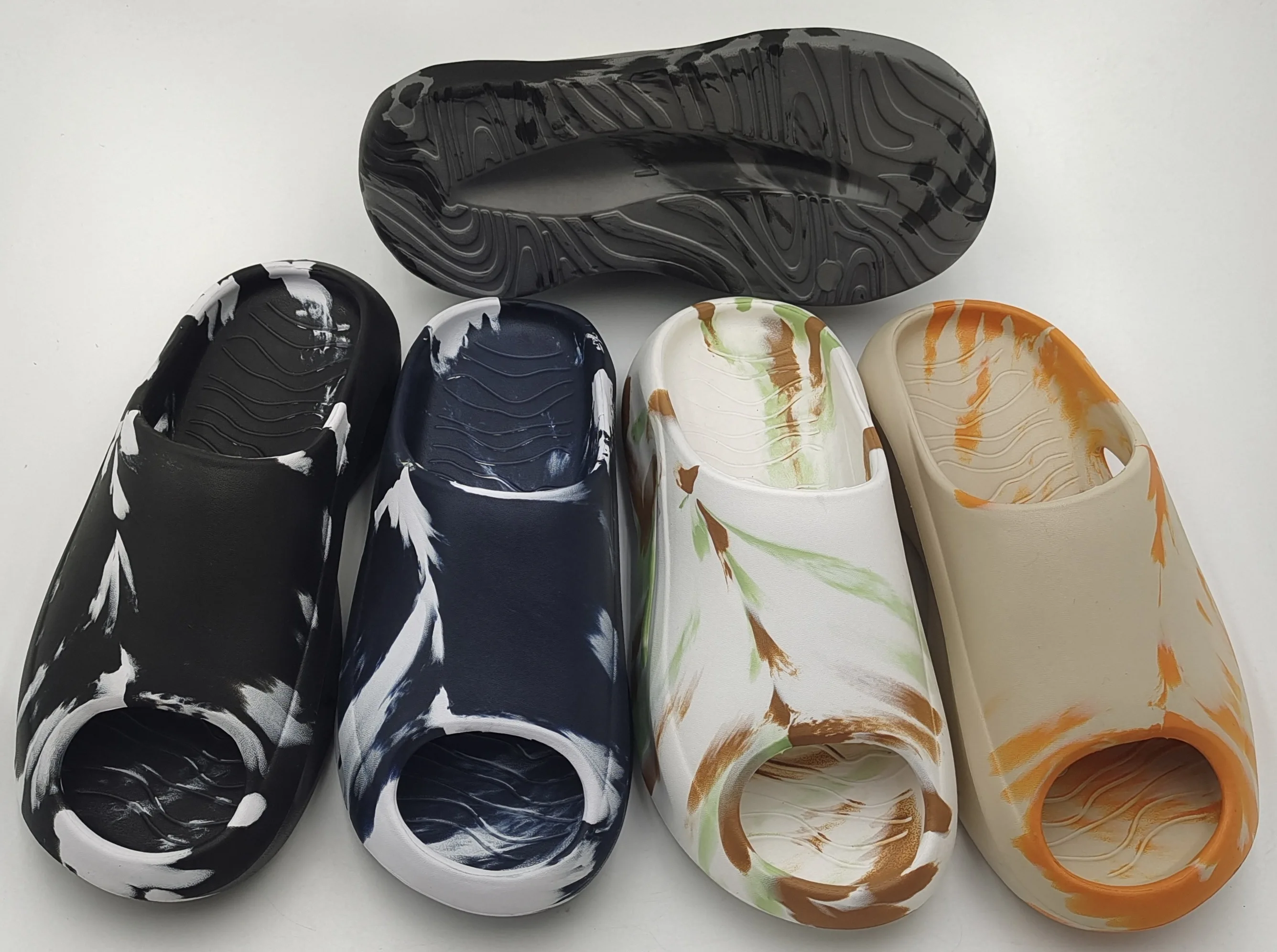 Comfortable Custom Logo Slippers Mens Print Logo Brand Sandals Unisex Printed Men Slides Chancletas De Hombre Slippers For Men