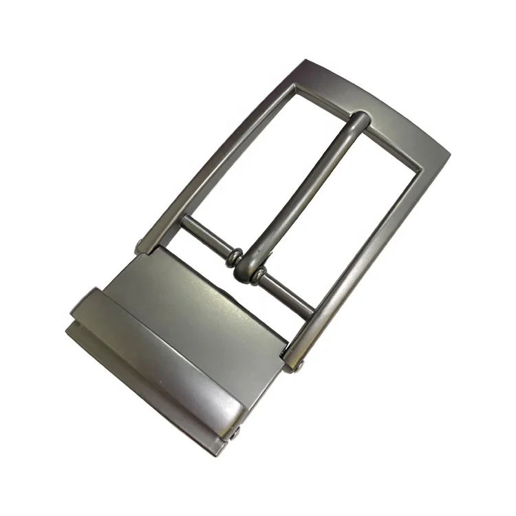 matt surface smooth gunmetal electroplate plain design durable washable heavy high quality military mens belt buckles