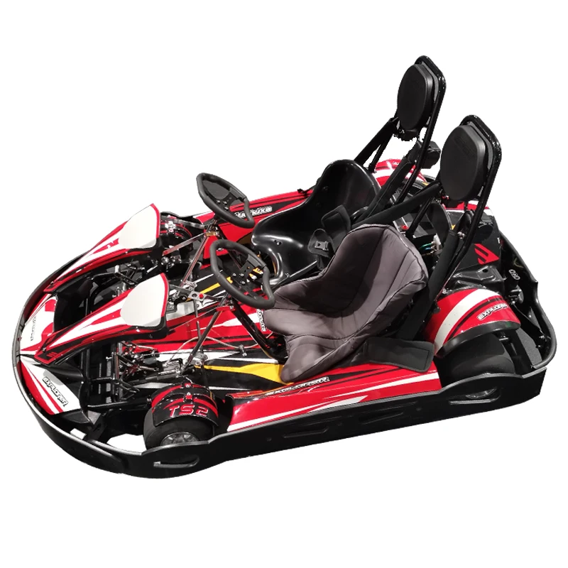 Новый взрослый мини Внедорожный гоночный Двухместный Электрический Go Kart с задней осью электрический