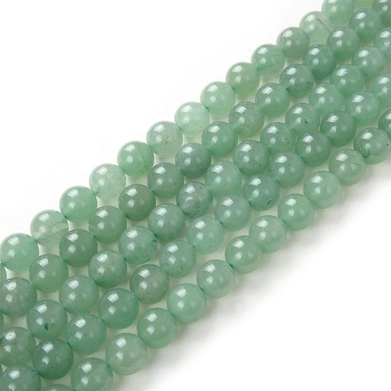 Bulk Gemstones Bead Strands Cheap 10mm Round Natural Green Aventurine Stone Beads For Sale For Jewelry Making