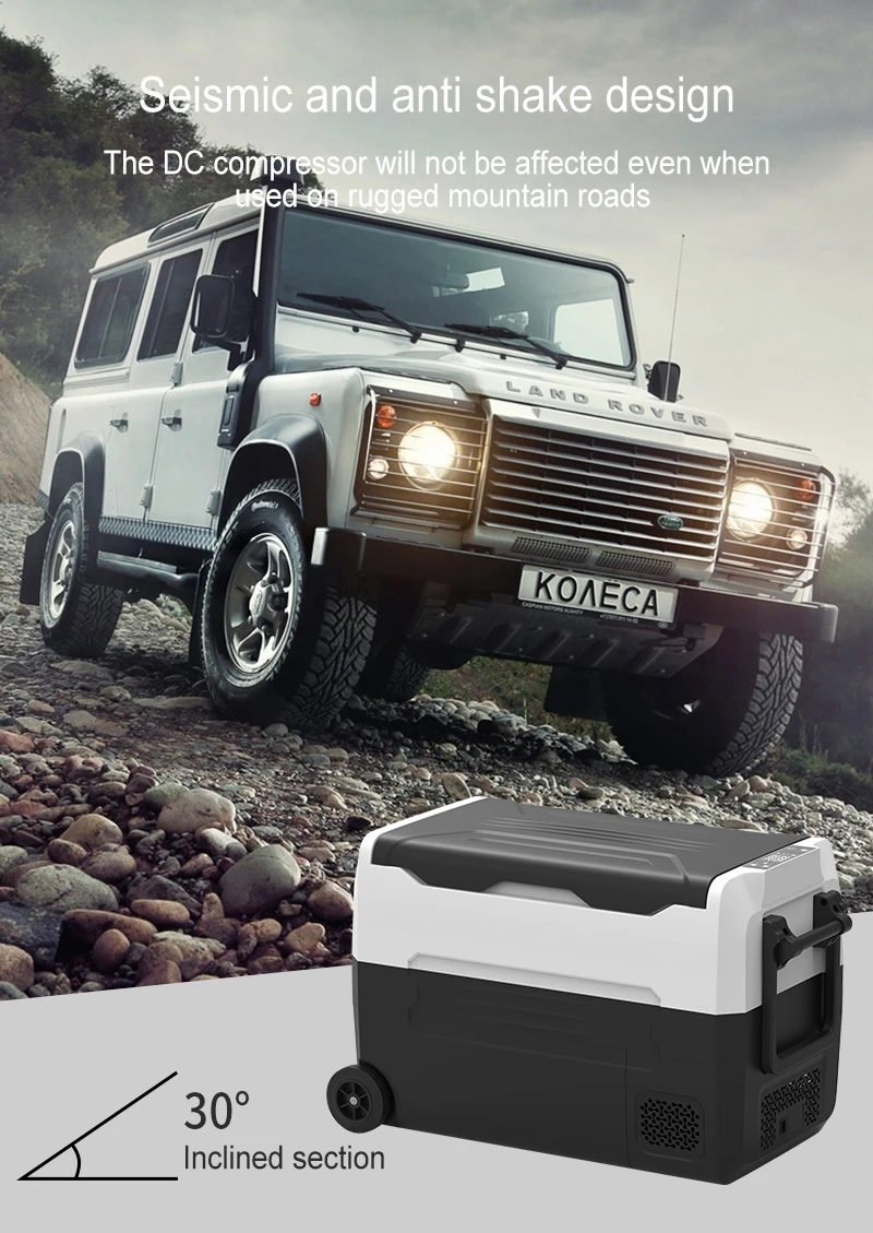 Good selling Portable Dc 12/24v Auto Freezer Refrigerator Mini Car Fridge 40L For Camping