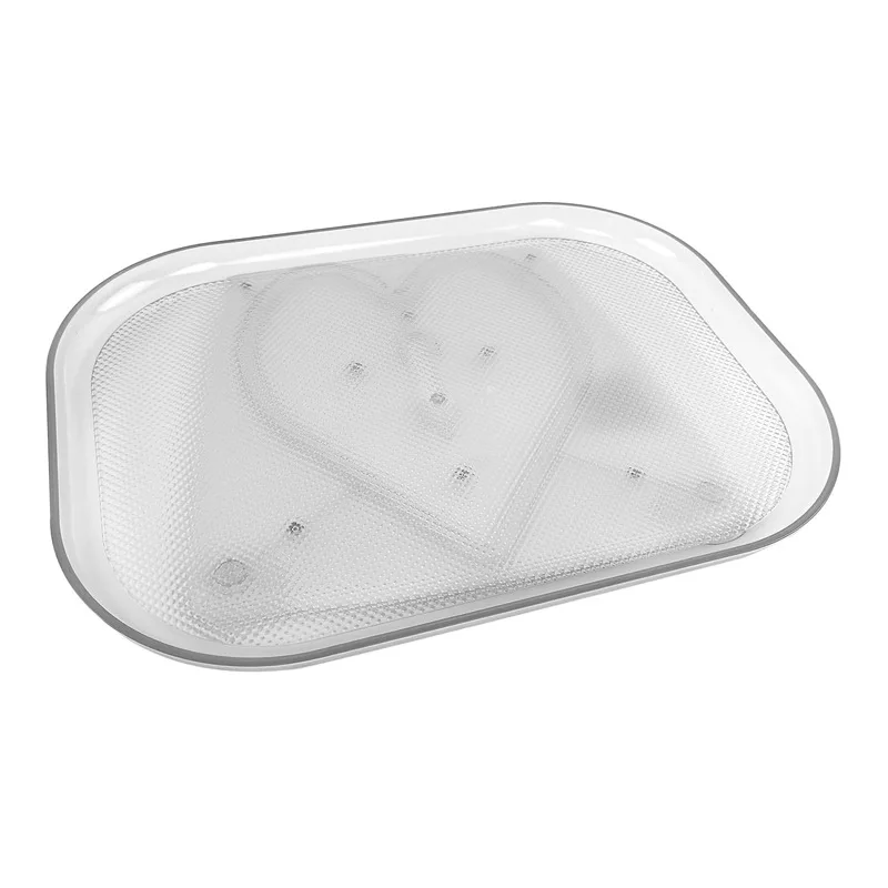 360 Degree Refrigerator Turntable Transparent PET Rotating Spice Organizer Storage Tray Beverage Holder