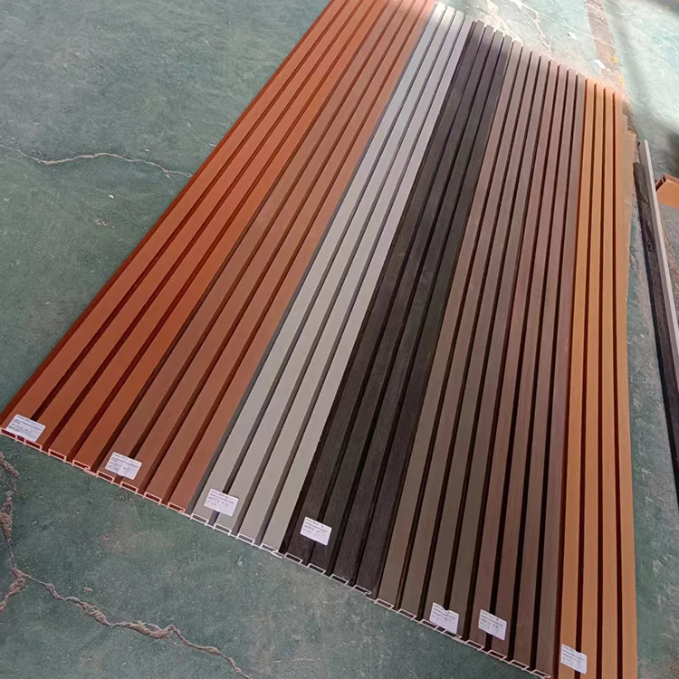 2024 Durable and Beautiful  Outdoor WPC Wall Panel Wood Plastic Composite cladding exterior Panel Facade