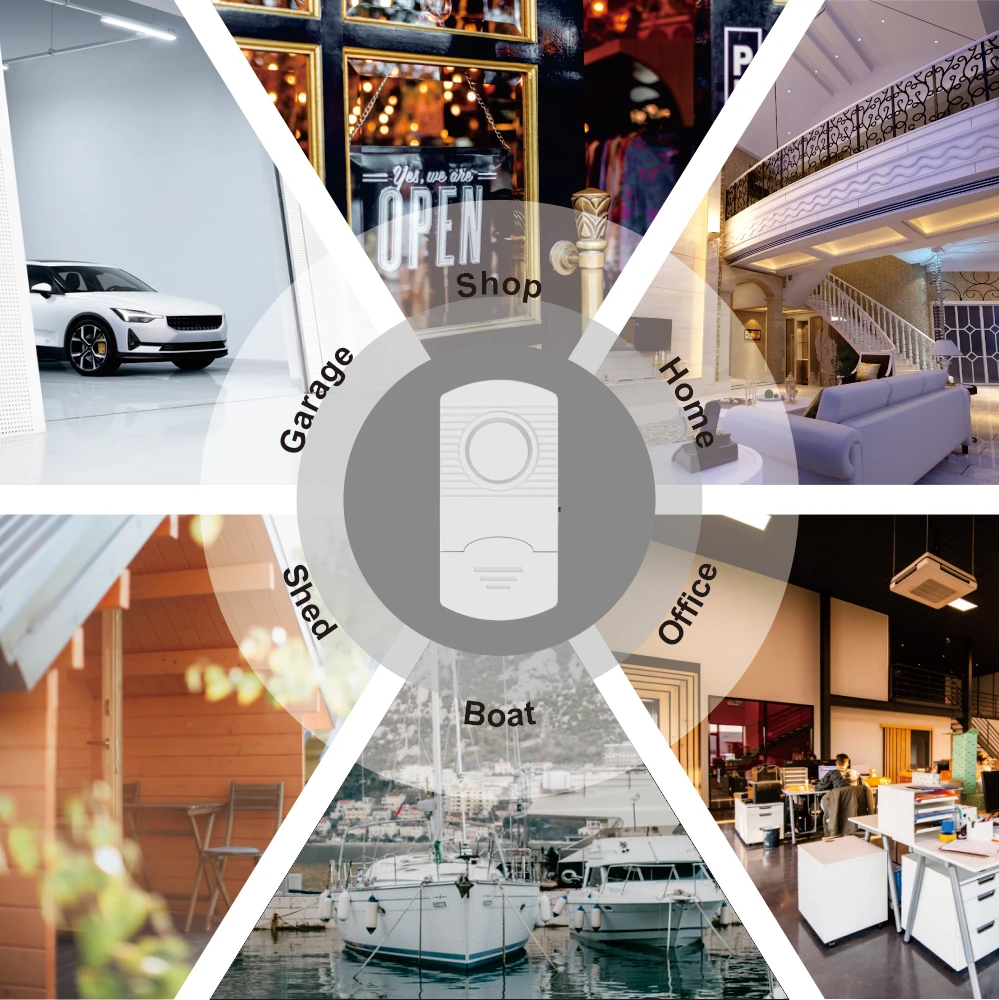 Hot selling easy to install new personal alarm vibration sensor alarm smart home alarm system indoor