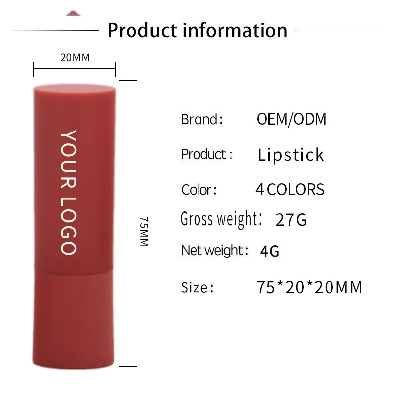 2024 Hot Chameleon Pearl Waterproof Lipstick Own brand non-fading velvet mist lipstick