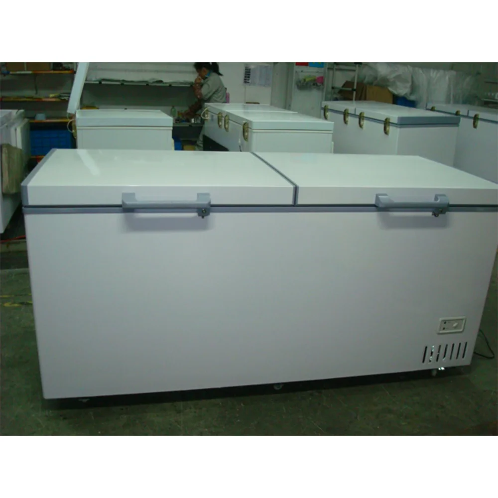 Оптовая продажа, морозильная камера, Коммерческая Морозильная камера, верхняя морозильная камера с двумя дверями