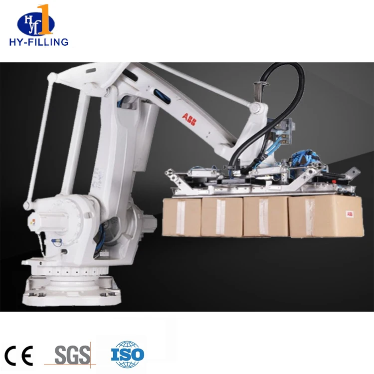 China industrial customized electric robot palletizer price for food  electronic  consumer goods  pharmacy