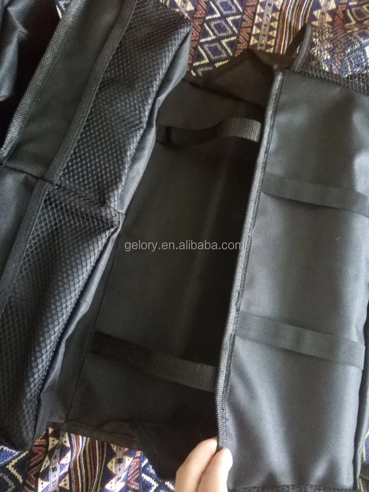 High quality Ripstop polyester fabric with multi pockets backseat car organizer for kids