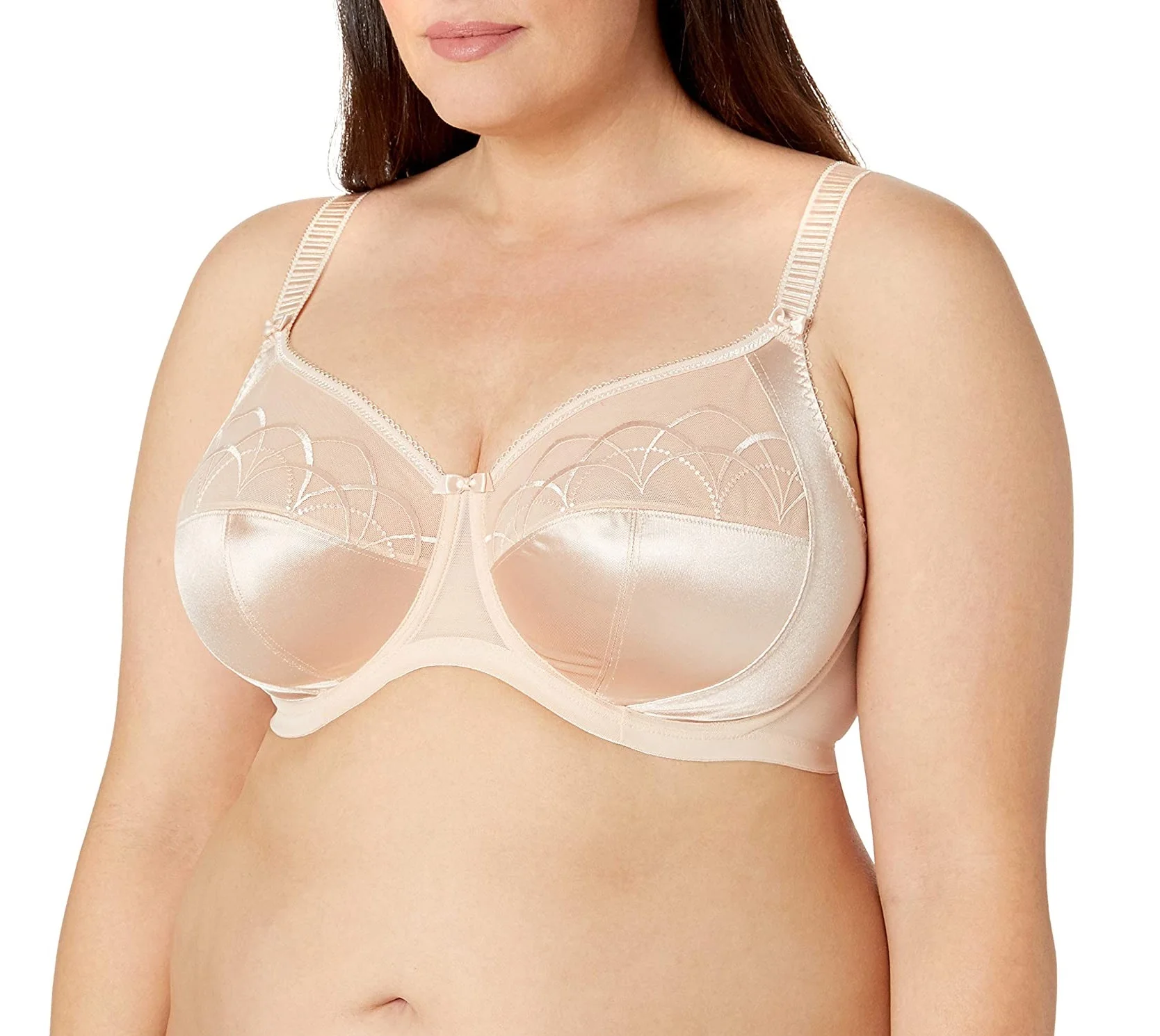 FREE SAMPLE Sports bra with zipper in front and impact-resistant shoulder strap in back,sweat-absorbing sports bra