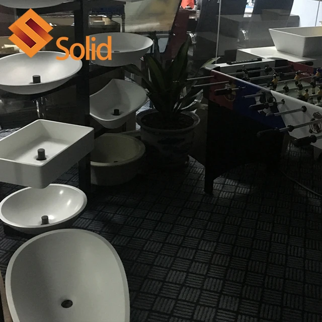 acrylic sink  bathroom solid basin ceramic portable hand washing sink luxury bathroom sink designer wash bowl