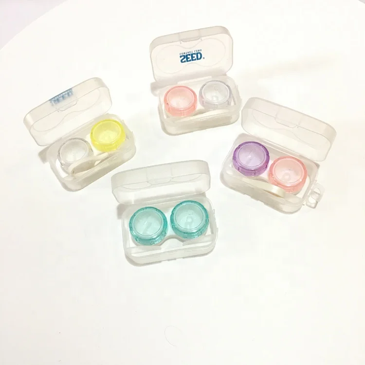 
 Модное прозрачное Корея контактные линзы чехол Sweety контактные линзы коробка A-S001  