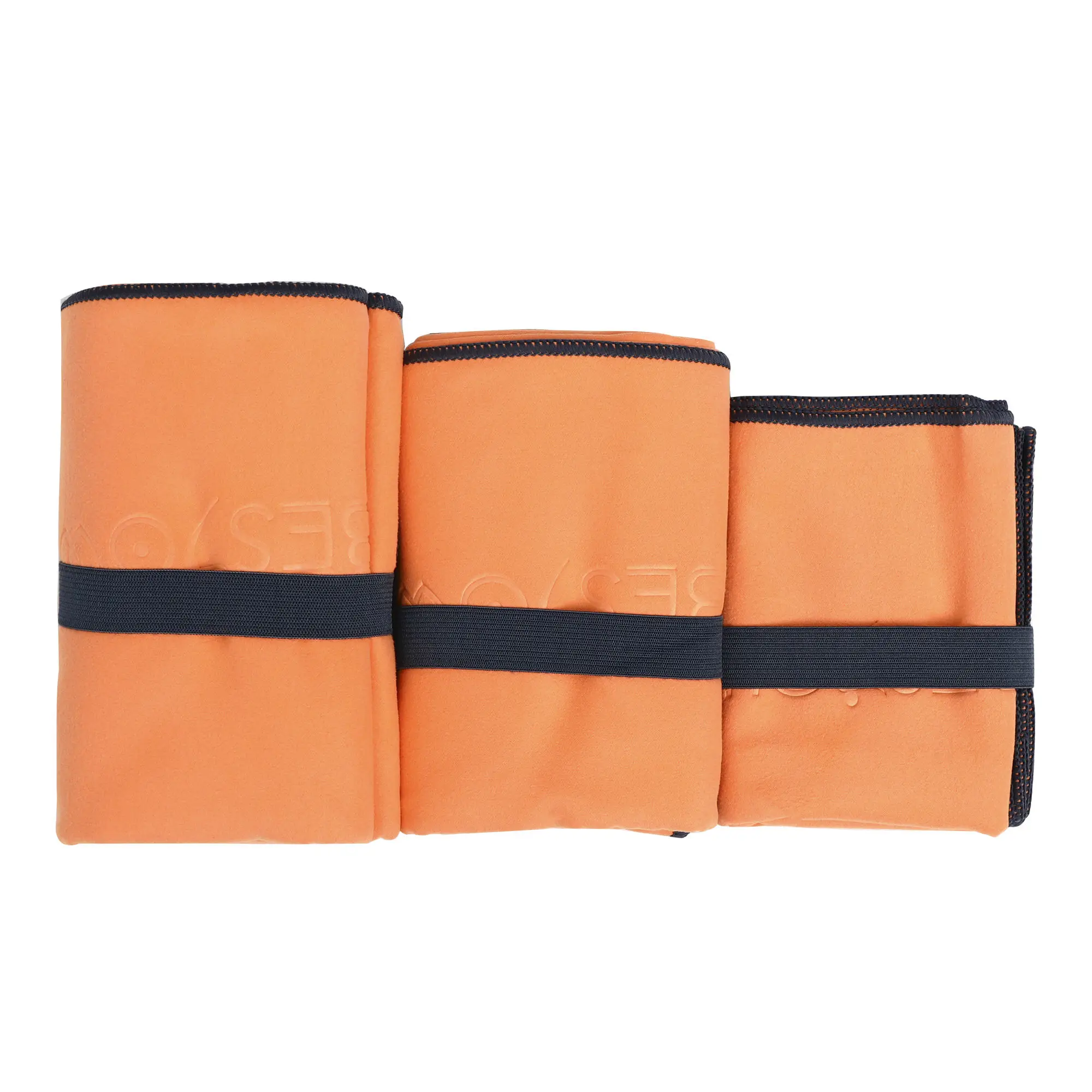 Best Clean Micro Fiber Beach Sports Travel Towel Set Fabric Roll Microfiber Towel with mesh bag