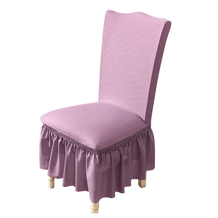 Wholesale Stretch Skirt jacquard cheap universal chair cover Wedding