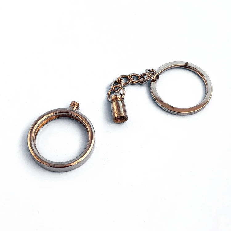 
27mm 32mm 38mm 45mm 50mm blank stainless steel split rings keyring keyring 