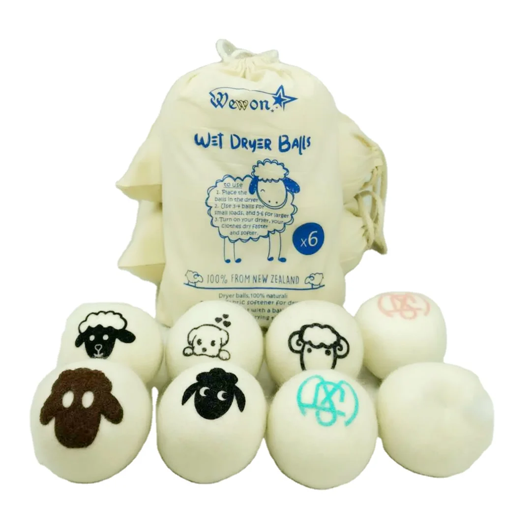 sheep eco friendly natural woolen laundry blend felt drying balls wool dryer balls organic