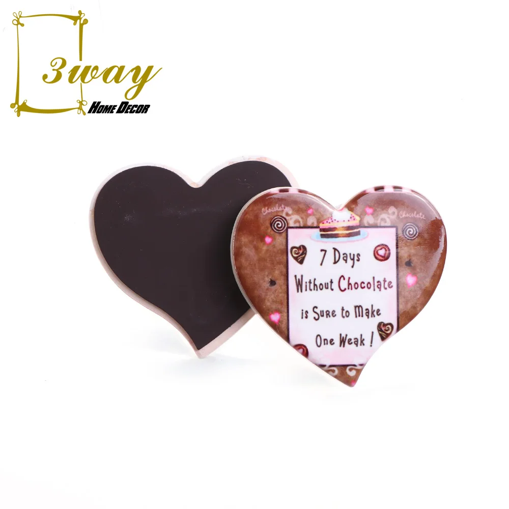 Tourism Souvenir Ceramic Fridge Magnet Sublimation magnets Clear Printing Textured Custom Wholesale Refrigerator Magnet