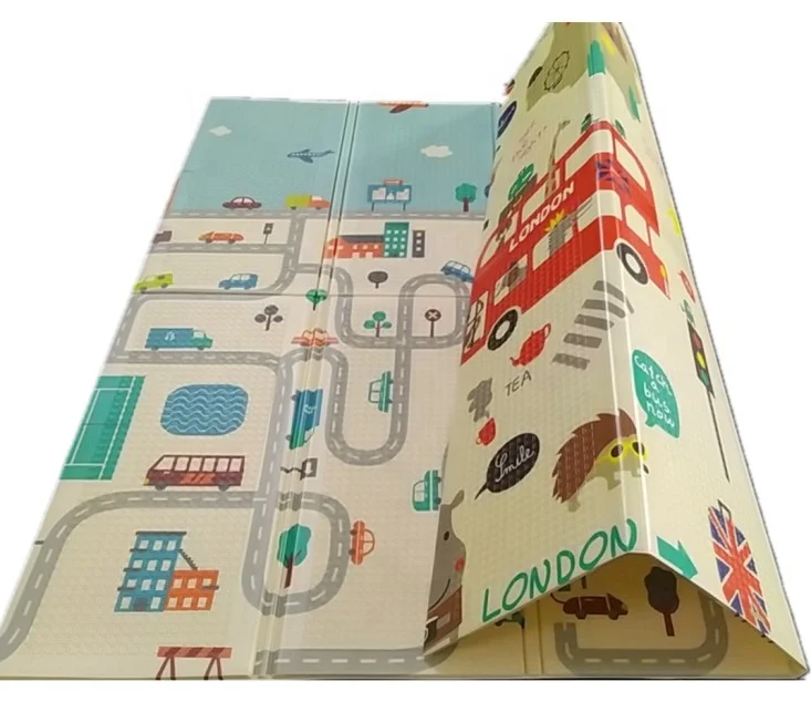 folding Waterproof non-toxic XPE foam Mat Baby Play Mat 200*180*1cm