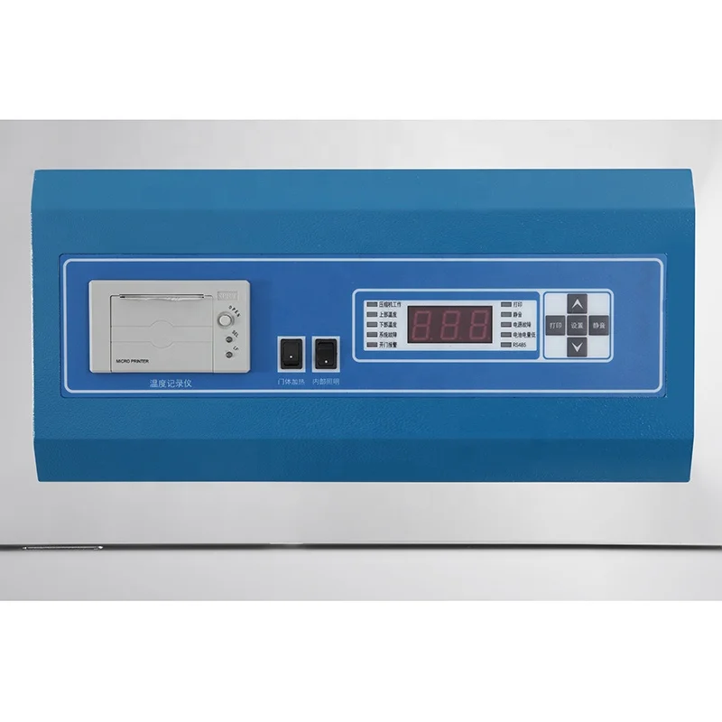 Upright type medical deep pharmacy refrigerator freezer