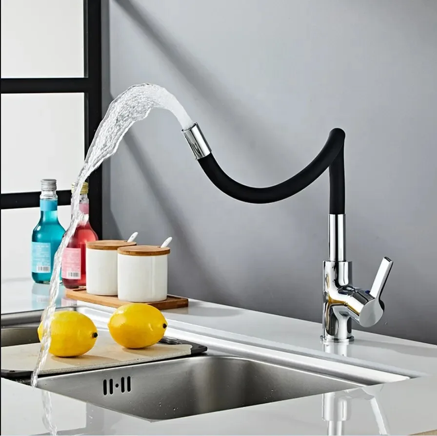 2024 Stainless Steel flexible kitchen faucet with 360 rotation kitchen sink faucet extender spouts