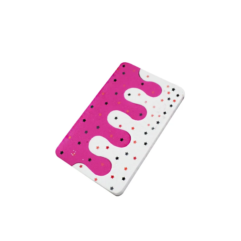 nail toe separator finger spacer coloured eva foam with silk printed