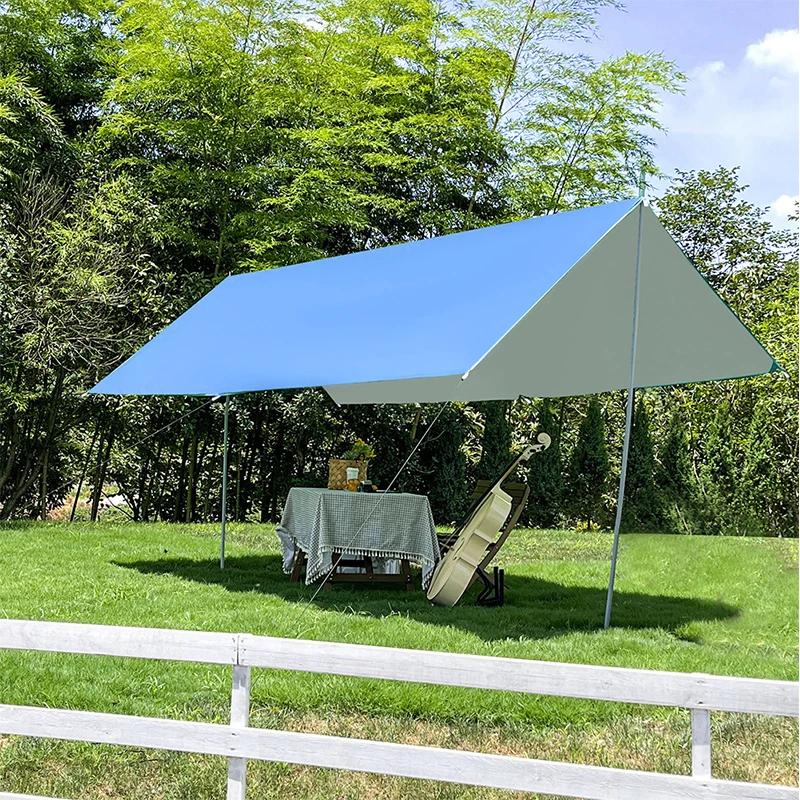 Outdoor multifunctional sunscreen canopy camping ultra light rainproof portable large outdoor sunshade canopy
