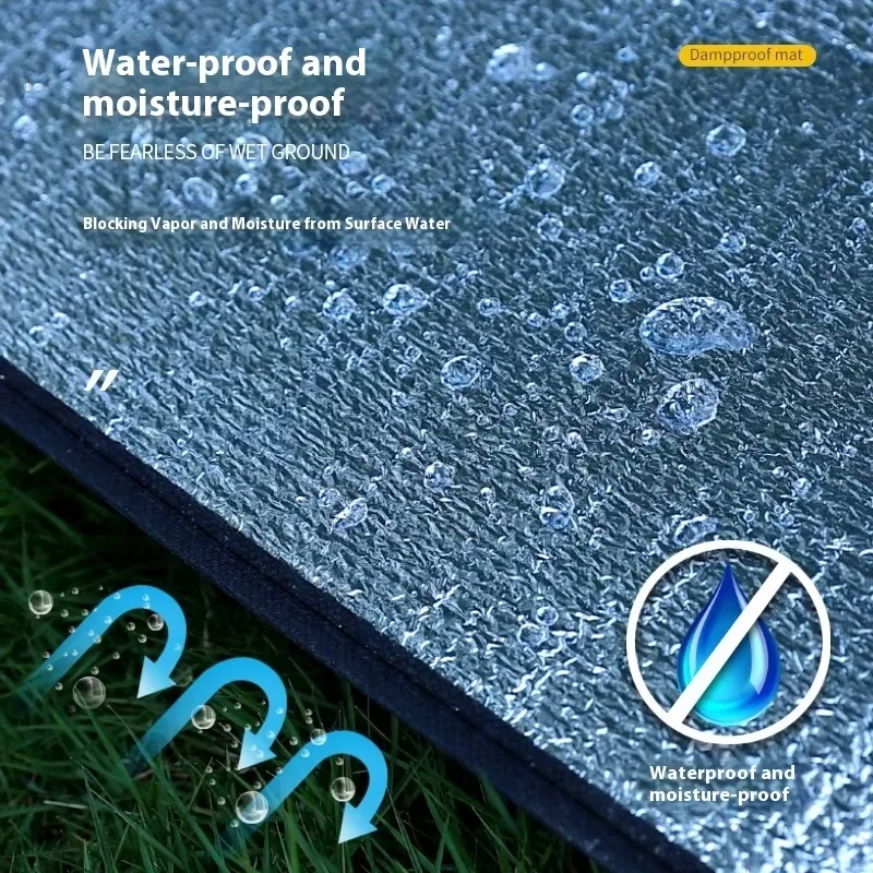 Dual-Sided Single Foldable Dormitory Waterproof Moisture-Proof Mattress Thick Picnic Mat for Wilderness Camping