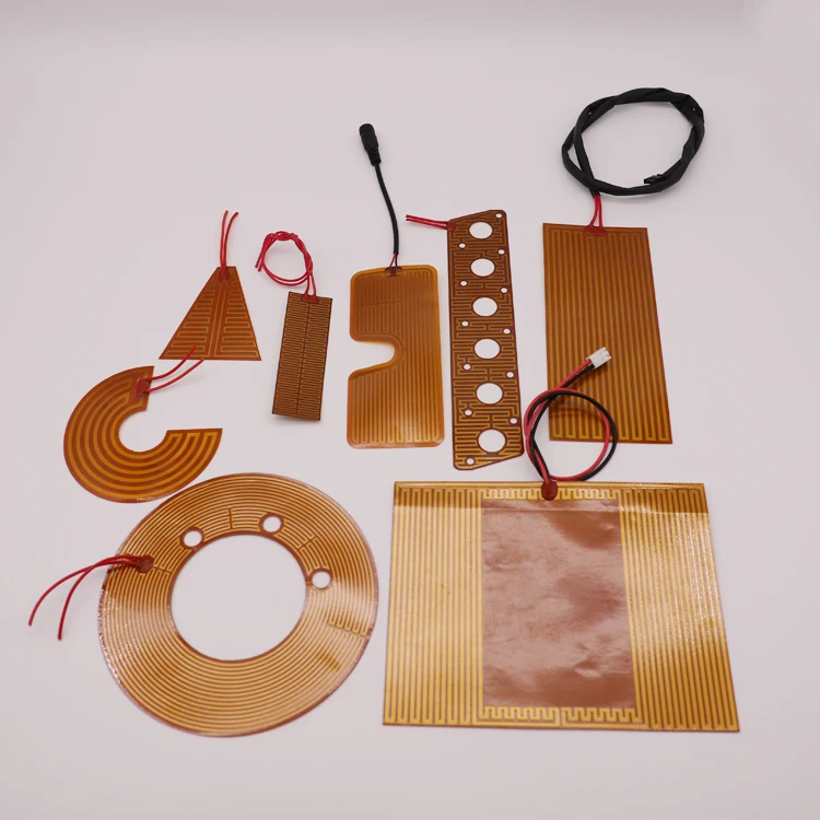 Подгонянный 24В легкий Электрический kapton Гибкий pi тонкопленочный полиимидный