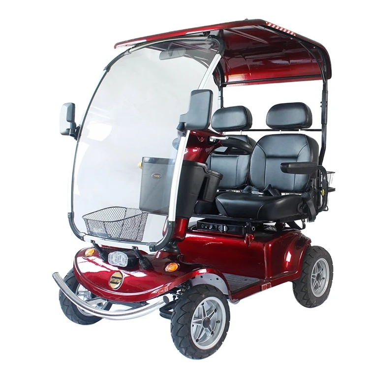 Deluxe Double Seat 4 wheels Electric Vehicle