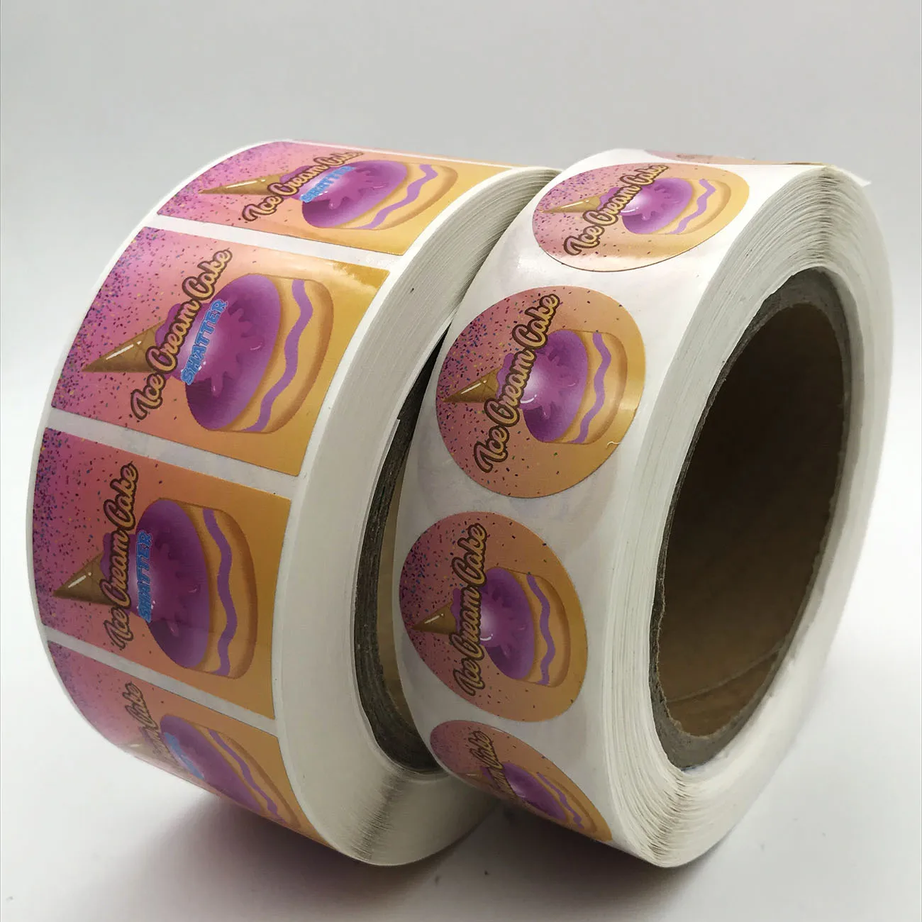 Custom Circle Stickers Roll Waterproof Round Vinyl Sticker Product Logo Label Printing