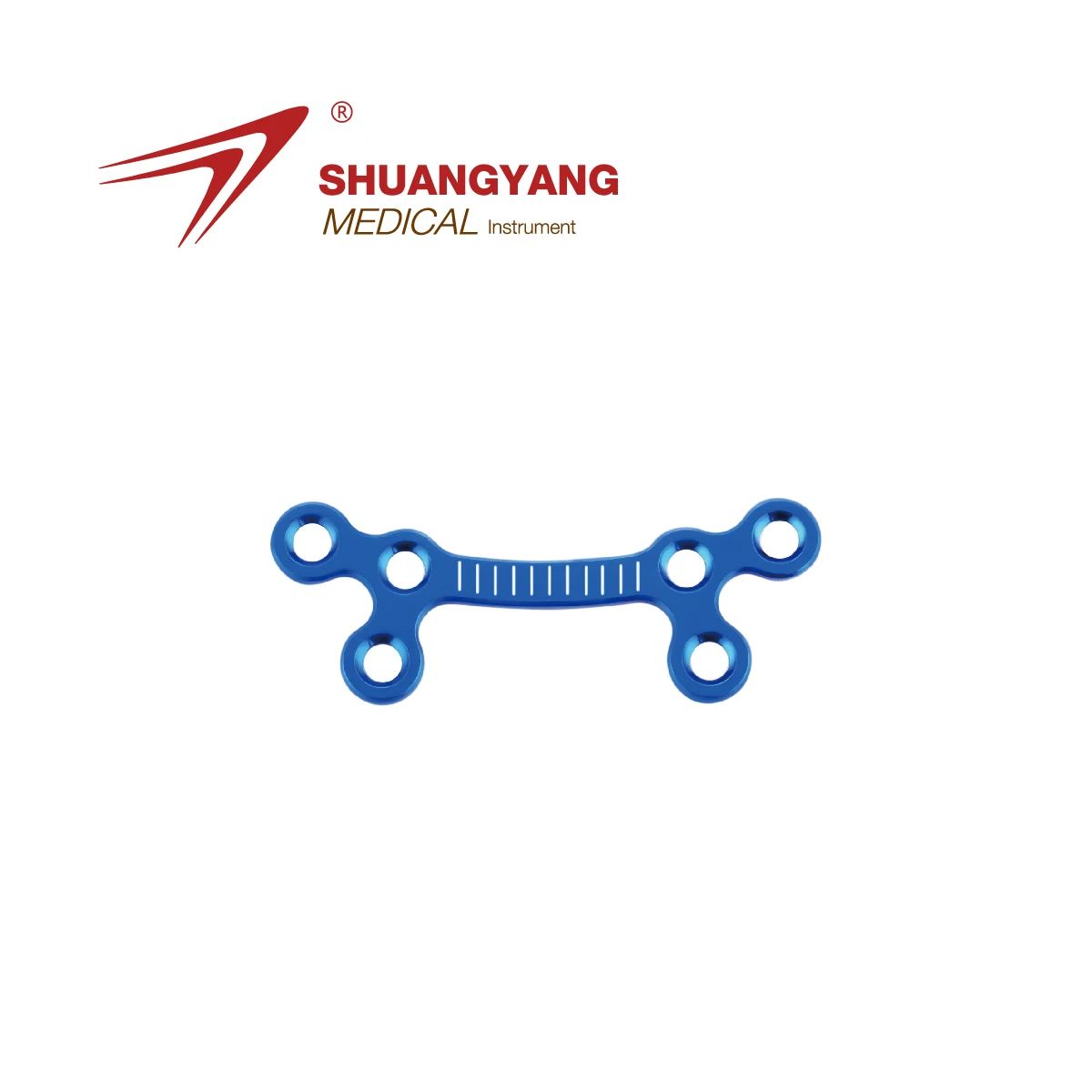 sagittal split fixed plate 4 holes orthognathic series titanium maxillofacial plate