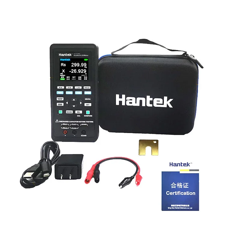 Hantek Digital Handheld Lcr Meter 1833c Portable Digital Bridge Lcr Inductance Capacitance Resistance Tester 100khz