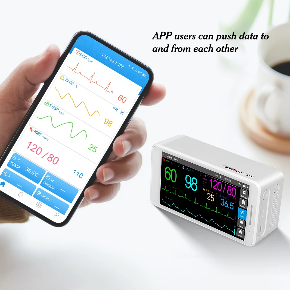 Ветеринарное оборудование монитор жизненно важных признаков артериального давления Ветеринарный пациента